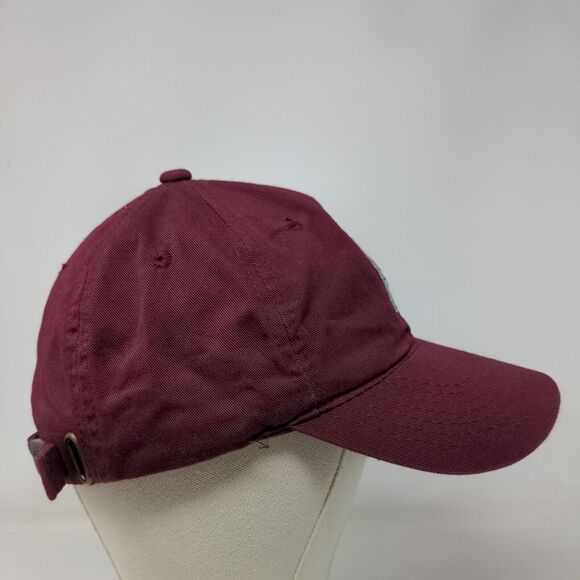 SCA Men's Slideback Hat Red OSFA Embroidered Mississippi State University Logo - Picture 4 of 7